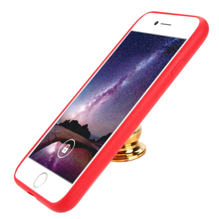 For iPhone SE 2020 & 8 & 7 Retro Crazy Horse Texture PU Leather Case with Holder & Card Slots & Hidden Back Sheet Iron
