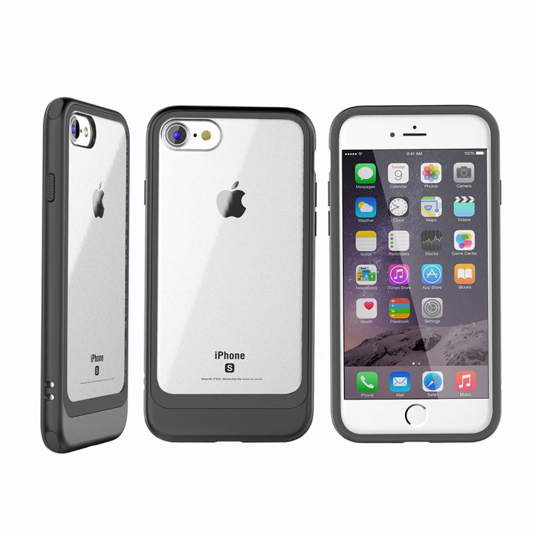 For iPhone SE 2020 & 8 & 7 Shockproof TPU + PC Protective Back Case