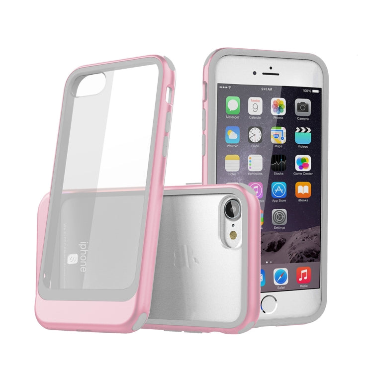 For iPhone SE 2020 & 8 & 7 Shockproof TPU + PC Protective Back Case