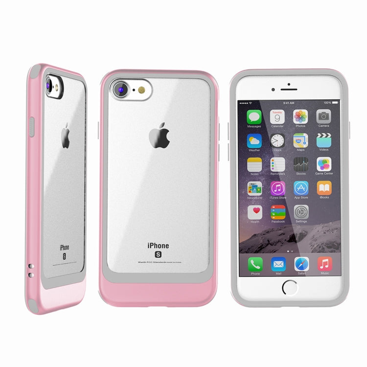 For iPhone SE 2020 & 8 & 7 Shockproof TPU + PC Protective Back Case