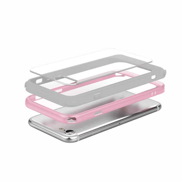For iPhone SE 2020 & 8 & 7 Shockproof TPU + PC Protective Back Case