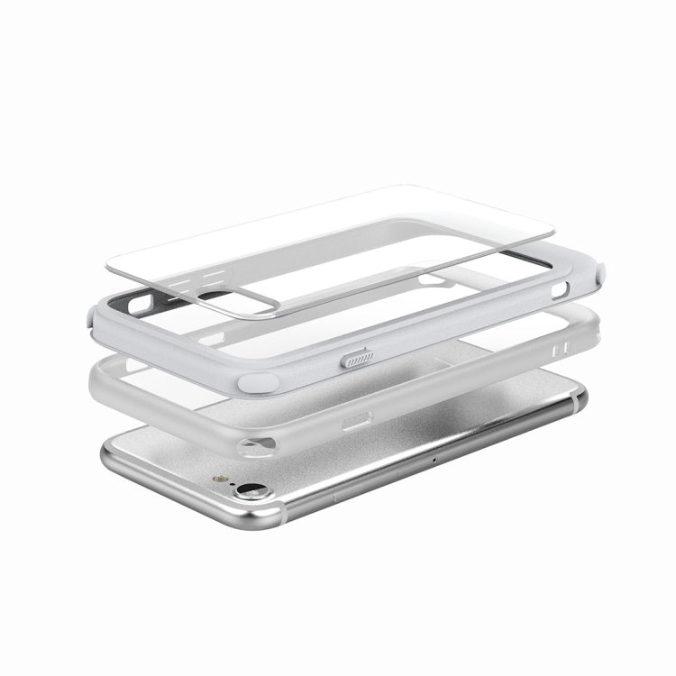 For iPhone SE 2020 & 8 & 7 Shockproof TPU + PC Protective Back Case