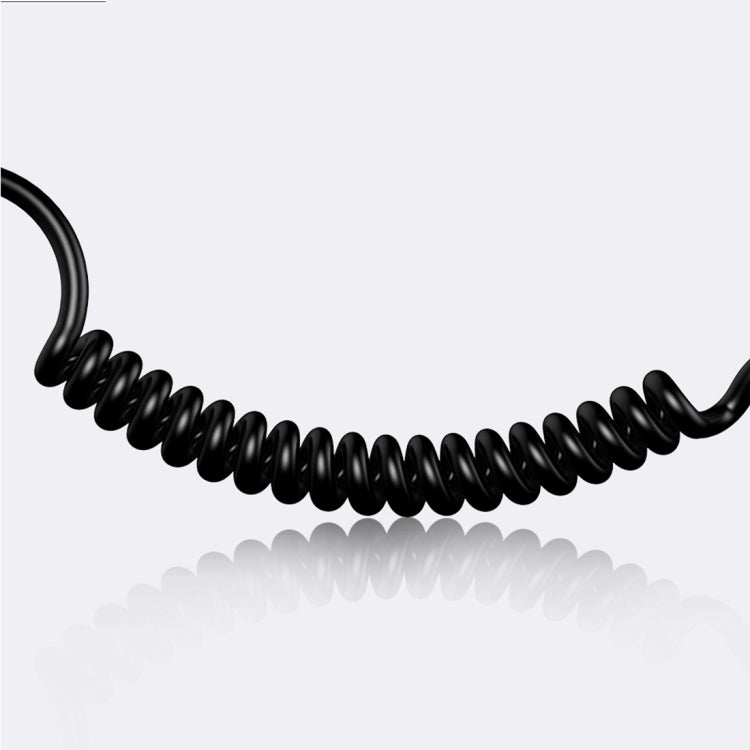 TOTUDESIGN Sharp Series 12V-24V Input 3 in 1 Smart Car Charger, Tension Spring Cable Length: 1.5m, For Tablet, iPad, iPhone, Galaxy, Sony, Lenovo, HTC, Huawei, and other Smartphones(Black)