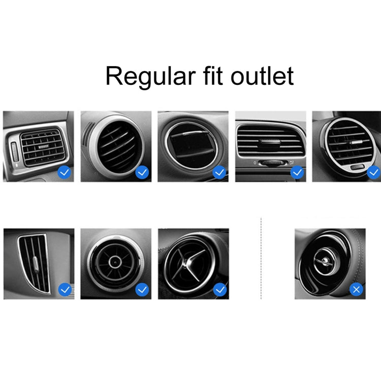 TOTUDESIGN Ruizhi Series Clamping Type Gravity Car Mount & Wireless Charger, For iPhone, Galaxy, Sony, Lenovo, HTC, Huawei, and other Smartphones(Black)