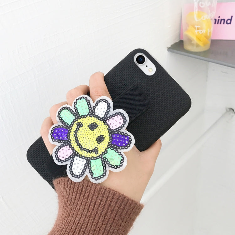 For iPhone 8 & 7 Protective Back Case Cover with Sunflower Wristband