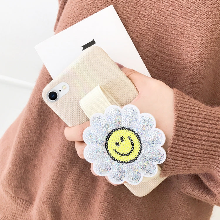 For iPhone 8 & 7 Protective Back Case Cover with Sunflower Wristband