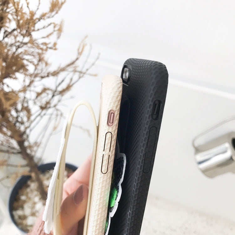 For iPhone 8 & 7 Protective Back Case Cover with Sunflower Wristband