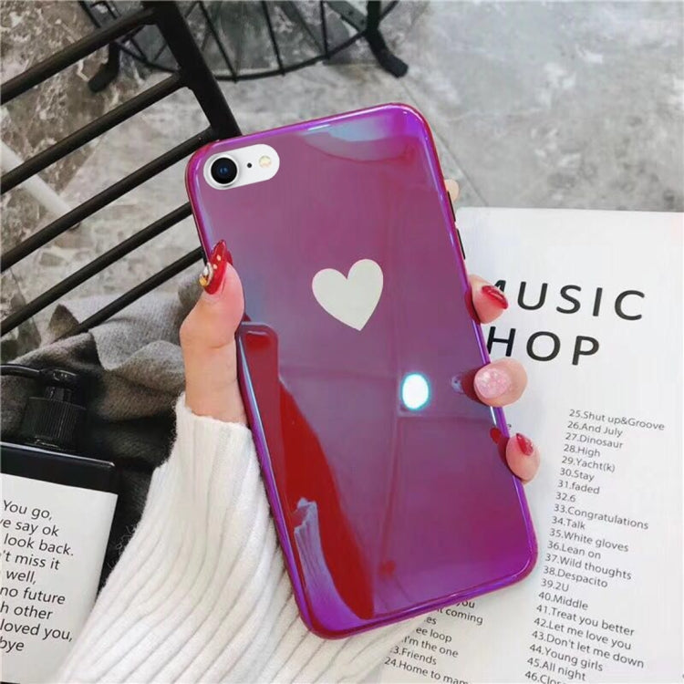 For iPhone SE 2020 & 8 & 7 IMD Heart Pattern Protective Back Case Cover