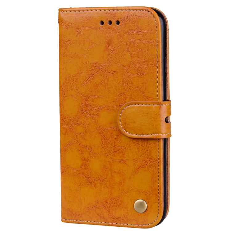 For iPhone SE 2020 & 8 & 7 Business Style Oil Wax Texture Horizontal Flip Leather Case with Holder & Card Slots & Wallet