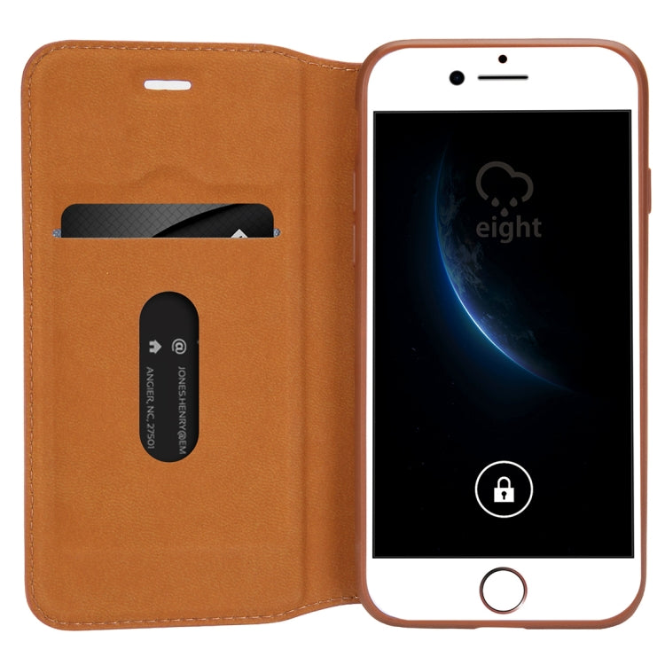 For iPhone SE 2020 & 8 & 7 Litchi Texture Horizontal Flip Leather Case with Holder & Card Slots