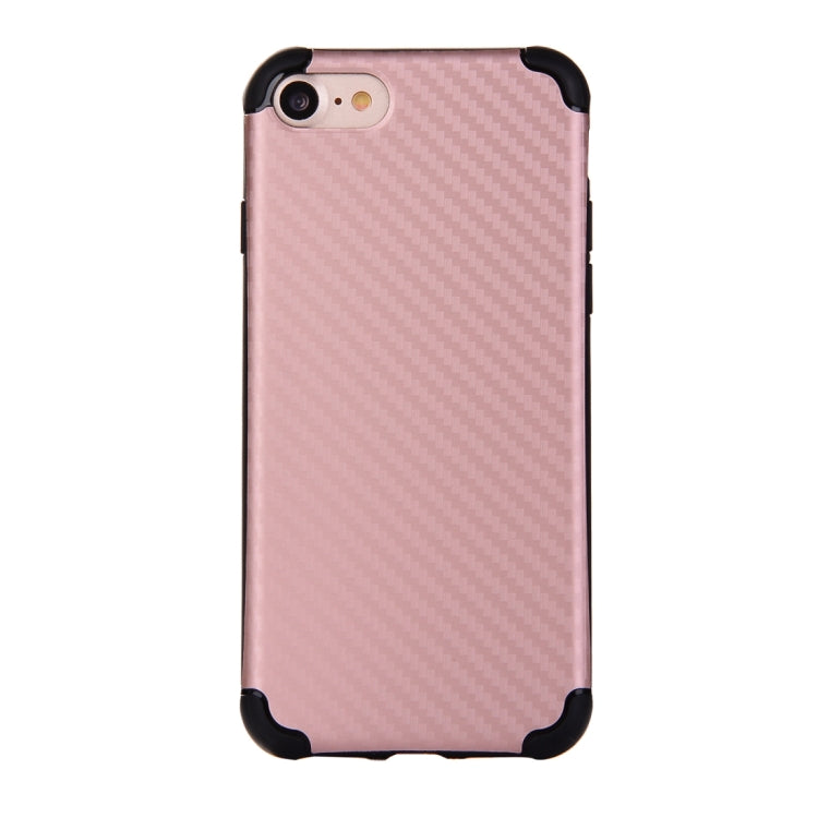 For iPhone SE 2020 & 8 & 7 Knit Texture TPU Dropproof Protective Back Cover Case