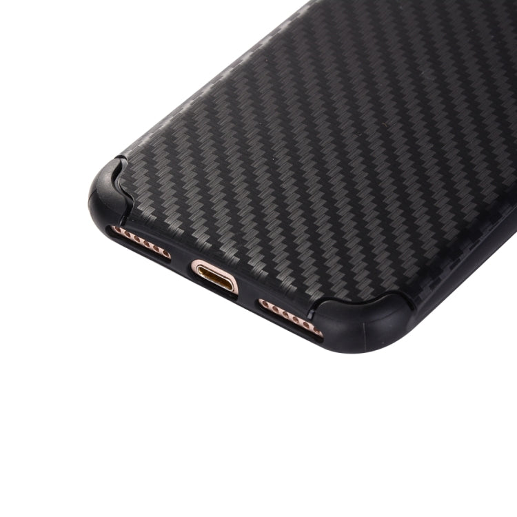 For iPhone SE 2020 & 8 & 7 Knit Texture TPU Dropproof Protective Back Cover Case