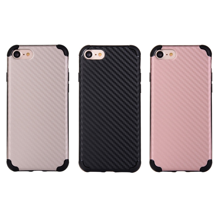 For iPhone SE 2020 & 8 & 7 Knit Texture TPU Dropproof Protective Back Cover Case