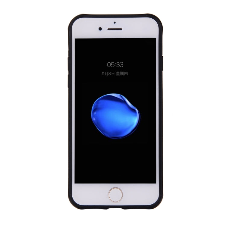 For iPhone SE 2020 & 8 & 7 Brushed Texture TPU Dropproof Protective Back Cover Case