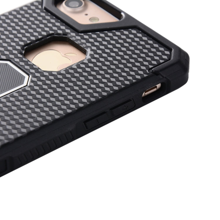 For iPhone SE 2020 & 8 & 7 Hexagonal Geometric Texture TPU Dropproof Protective Back Cover Case