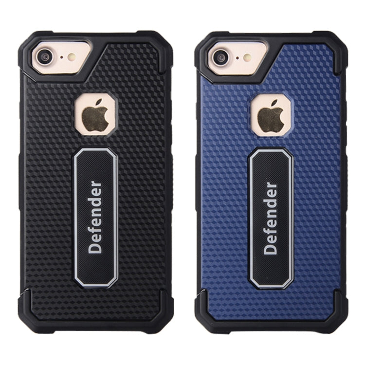 For iPhone SE 2020 & 8 & 7 Hexagonal Geometric Texture TPU Dropproof Protective Back Cover Case