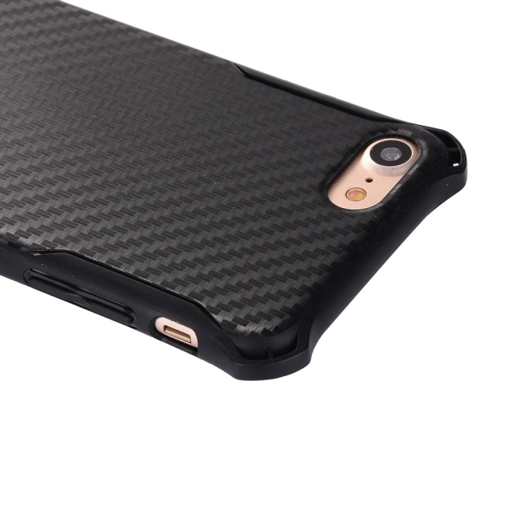 For iPhone SE 2020 & 8 & 7 Knit Texture TPU Dropproof Protective Back Cover Case (Gold)