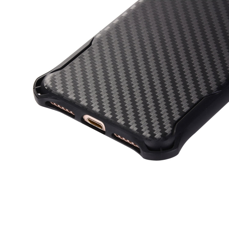 For iPhone SE 2020 & 8 & 7 Knit Texture TPU Dropproof Protective Back Cover Case (Gold)