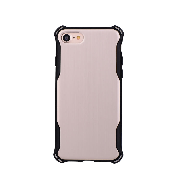 For iPhone SE 2020 & 8 & 7 Brushed Texture TPU Dropproof Protective Back Cover Case