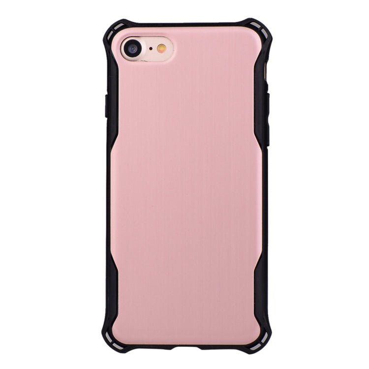 For iPhone SE 2020 & 8 & 7 Brushed Texture TPU Dropproof Protective Back Cover Case