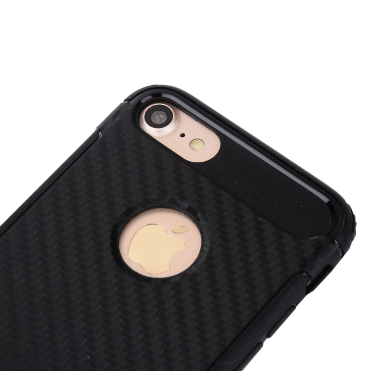 For iPhone SE 2020 & 8 & 7 Knit Texture TPU Dropproof Protective Back Cover Case