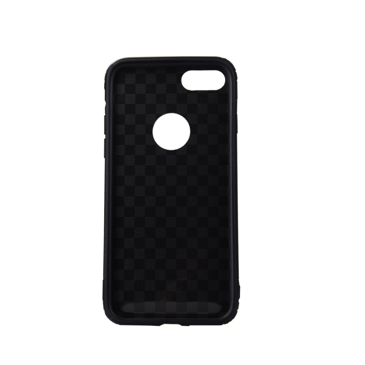 For iPhone SE 2020 & 8 & 7 Knit Texture TPU Dropproof Protective Back Cover Case