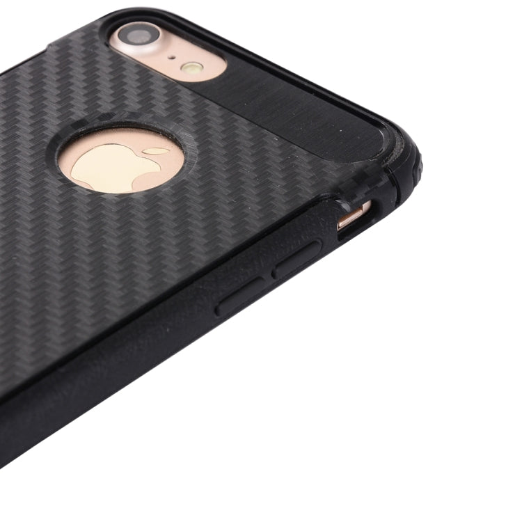 For iPhone SE 2020 & 8 & 7 Knit Texture TPU Dropproof Protective Back Cover Case