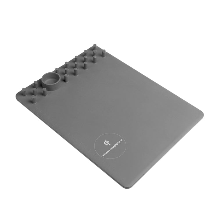 Multi-function Charging Mouse Pad Qi Wireless Charger with USB Cable, Support Qi Standard Phones, For iPhone X & 8 & 8 Plus, Galaxy S8 & S8 +, Huawei, Xiaomi, LG, Nokia, Google and Other Smart Phones