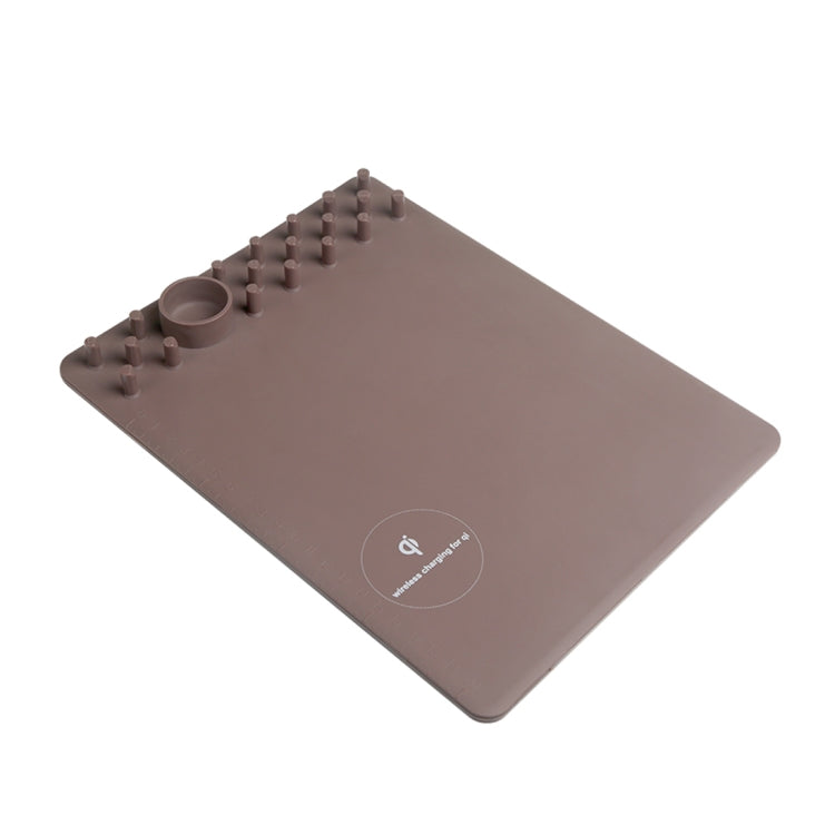 Multi-function Charging Mouse Pad Qi Wireless Charger with USB Cable, Support Qi Standard Phones, For iPhone X & 8 & 8 Plus, Galaxy S8 & S8 +, Huawei, Xiaomi, LG, Nokia, Google and Other Smart Phones