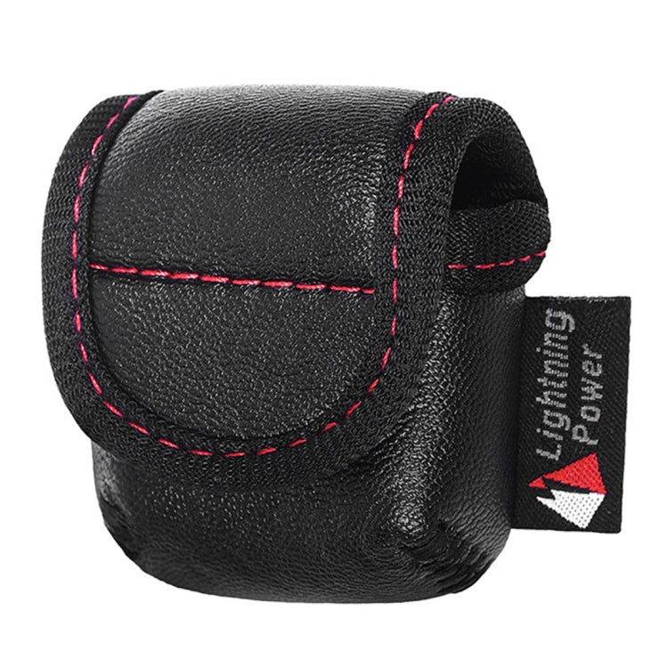 Creative Wireless Bluetooth Earphone PU Leather Protective Bag Anti-lost Storage Bag for Apple AirPods 1/2 (Earphone is not Included), Size: 6.6*6.6*2.5cm