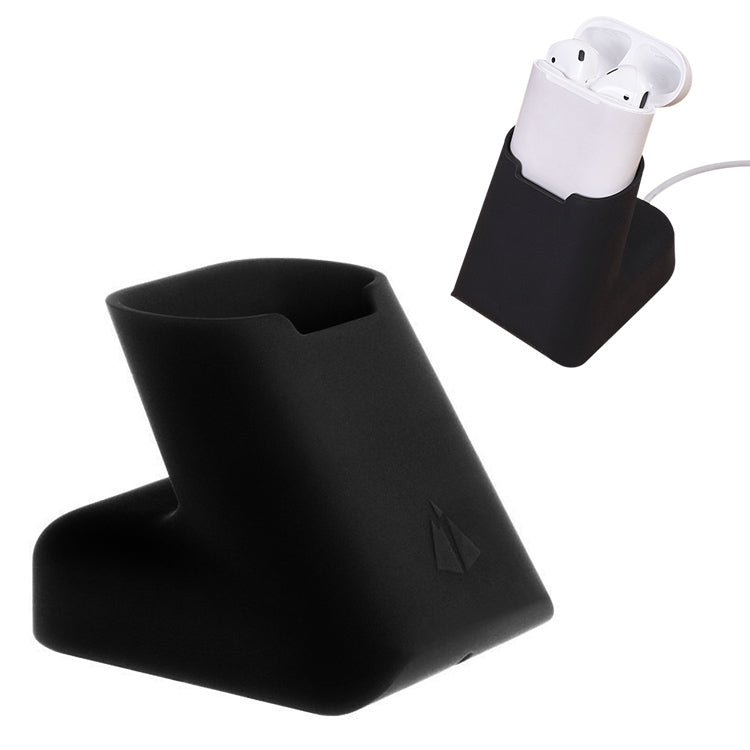 For Apple AirPods Creative Wireless Bluetooth Earphone Silicone Charging Box Charging Seat (Earphone is not Included), Size: 5.1*5.4*6.7cm