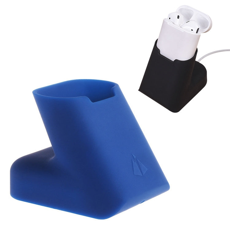 For Apple AirPods Creative Wireless Bluetooth Earphone Silicone Charging Box Charging Seat (Earphone is not Included), Size: 5.1*5.4*6.7cm