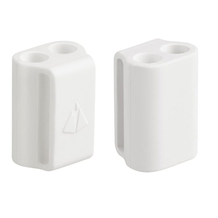 Portable Watches Wireless Bluetooth Earphone Silicone Protective Box Anti-lost Dropproof Storage Bag for Apple AirPods 1/2 (Earphone is not Included)(White)