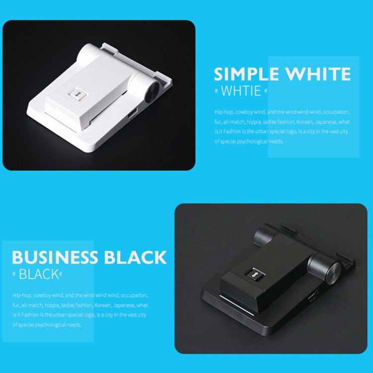 4 in 1 Bluetooth Speaker + 2600mah Power Bank + Colors Light Folding Phone Holder Desktop Stand, For iPhone, iPad, Samsung, other Smartphones and Tablets
