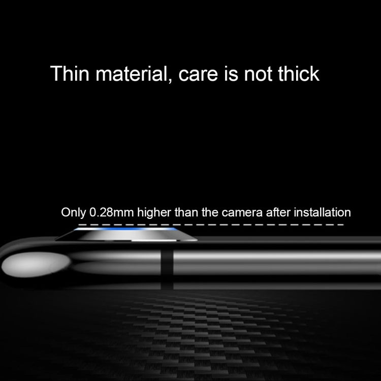 TOTUDESIGN for iPhone 8 & 7 0.28 HD Tempered Glass Camera Lens Protective Film Set(Gray)