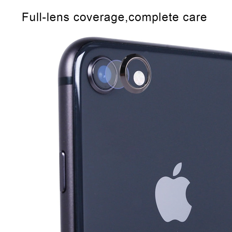 TOTUDESIGN for iPhone 8 & 7 0.28 HD Tempered Glass Camera Lens Protective Film Set(Gray)