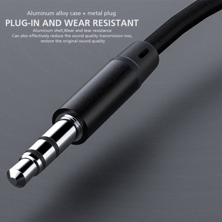 YAOMAISI Q18 1m 8 Pin Male to 3.5mm Male Audio Cable, For iPhone XR / XS / XS Max / X, iPhone 8 Plus / 7 Plus, iPhone 8 / 7
