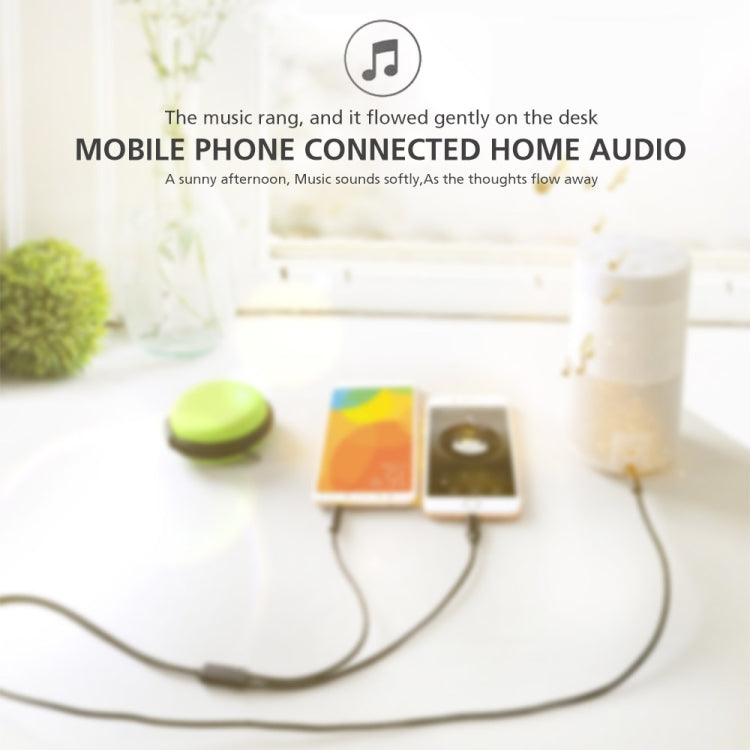 YAOMAISI Q18 1m 8 Pin Male to 3.5mm Male Audio Cable, For iPhone XR / XS / XS Max / X, iPhone 8 Plus / 7 Plus, iPhone 8 / 7