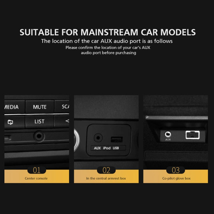 YAOMAISI Q19 1m 8 Pin Male + 3.5mm Male to 3.5mm Male Car Audio Cable, For iPhone XR / XS / XS Max / X, iPhone 8 Plus / 7 Plus, iPhone 8 / 7, iPhone 6 / 6s, iPhone 6s Plus / 6 Plus(Black)