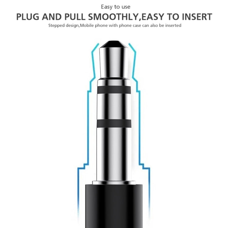 YAOMAISI Q19 1m 8 Pin Male + 3.5mm Male to 3.5mm Male Car Audio Cable, For iPhone XR / XS / XS Max / X, iPhone 8 Plus / 7 Plus, iPhone 8 / 7, iPhone 6 / 6s, iPhone 6s Plus / 6 Plus(Black)