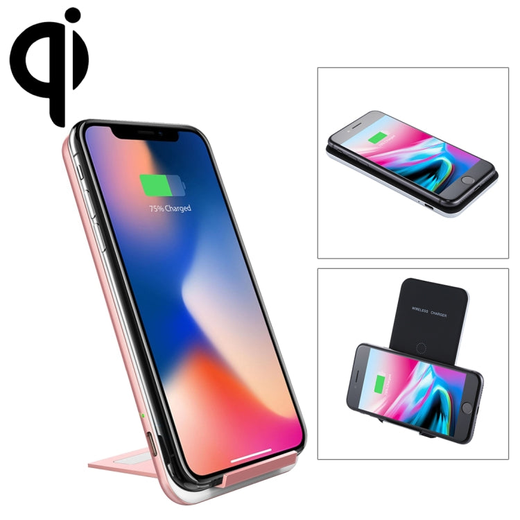 Inchor-C2 9V 1A / 5V 1A Output Dual Coil Design Qi Standard Wireless Charger, Support Fast Charging, For iPhone X & 8 & 8 Plus, Galaxy, Huawei, Xiaomi, LG, Nokia, Google and other Smart Phones