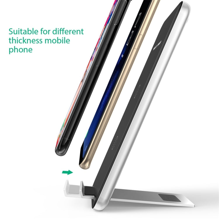 Inchor-C2 9V 1A / 5V 1A Output Dual Coil Design Qi Standard Wireless Charger, Support Fast Charging, For iPhone X & 8 & 8 Plus, Galaxy, Huawei, Xiaomi, LG, Nokia, Google and other Smart Phones