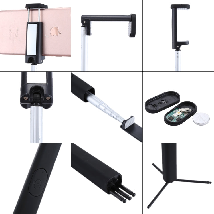 L02 Bluetooth Wireless Selfie Stick Monopod Extendable Handheld Holder, For iPhone, Samsung, HTC, LG, Sony, Huawei, Lenovo, Xiaomi and other Smartphones