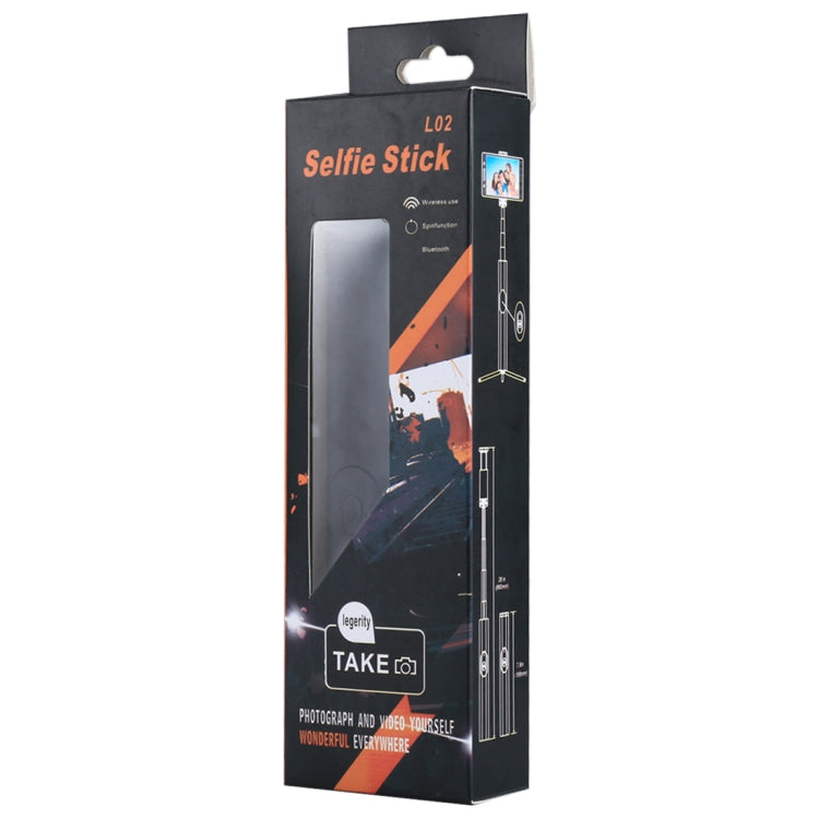 L02 Bluetooth Wireless Selfie Stick Monopod Extendable Handheld Holder, For iPhone, Samsung, HTC, LG, Sony, Huawei, Lenovo, Xiaomi and other Smartphones
