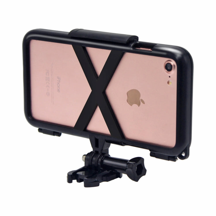 HAMTOD For iPhone SE 2020 & 8 & 7 & 6 PC Dropproof Shock Absorption Sponge Pads Sports Protective Back Cover Case with Parts