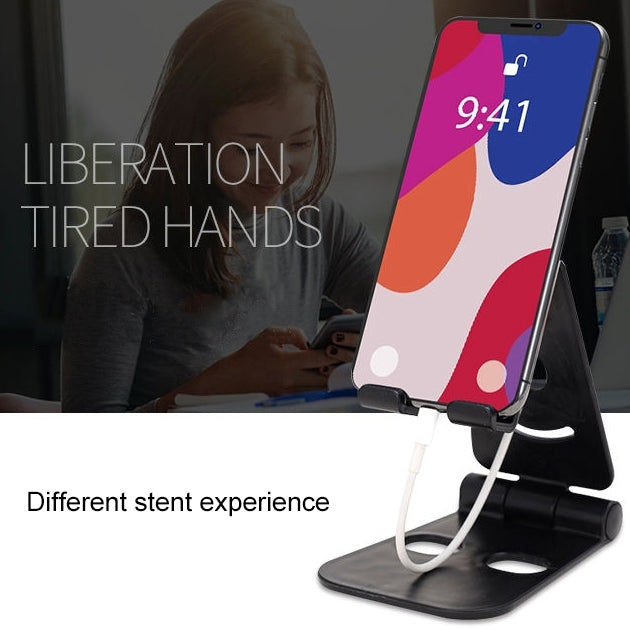 Universal Foldable Mobile Phone Tablet Desktop Plastic Bracket Lazy Holder