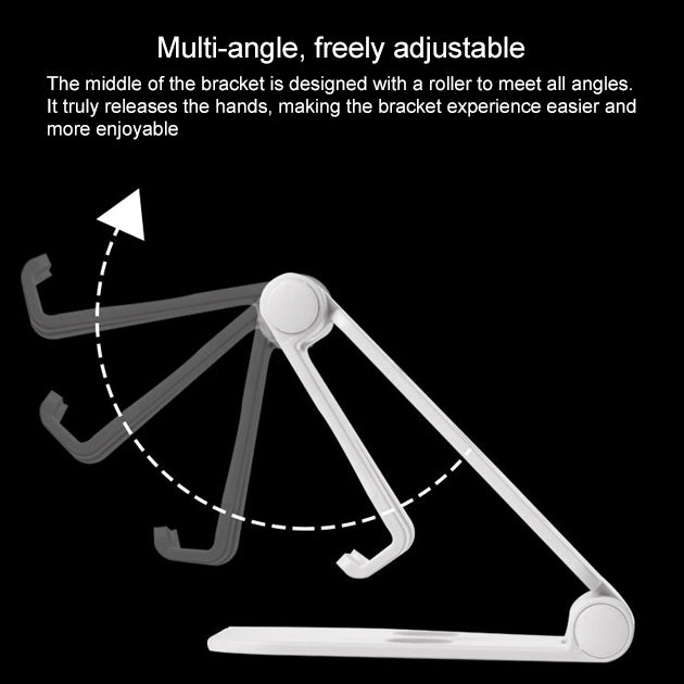Universal Foldable Mobile Phone Tablet Desktop Plastic Bracket Lazy Holder