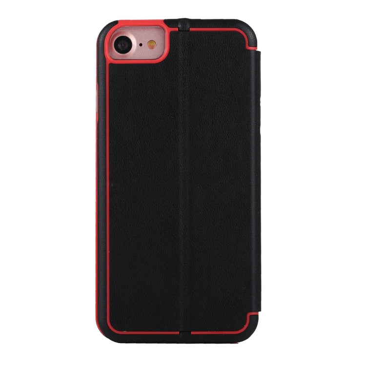 For iPhone 6 & 6s & 7 & 8 Ultra-thin Magnetic Horizontal Flip Shockproof Protective Leather Case with Holder & Card Slot