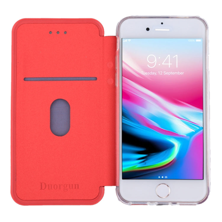 For iPhone 6 & 6s & 7 & 8 Ultra-thin Magnetic Horizontal Flip Shockproof Protective Leather Case with Holder & Card Slot