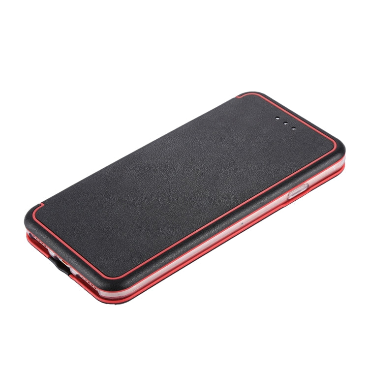 For iPhone 6 & 6s & 7 & 8 Ultra-thin Magnetic Horizontal Flip Shockproof Protective Leather Case with Holder & Card Slot